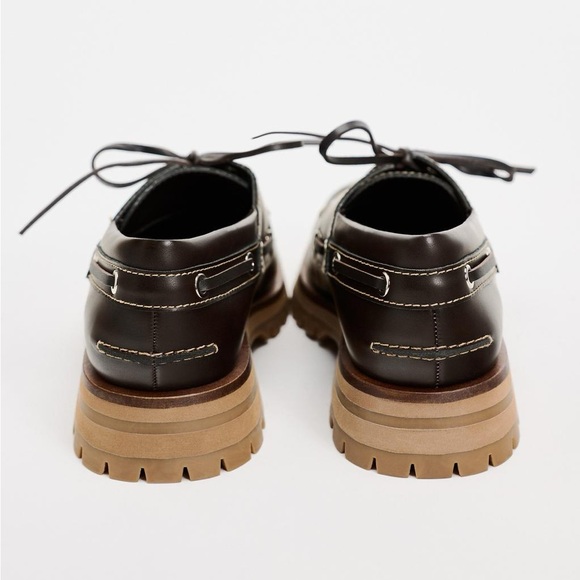 Zara LACE-UP SHOES - Picture 9 of 12